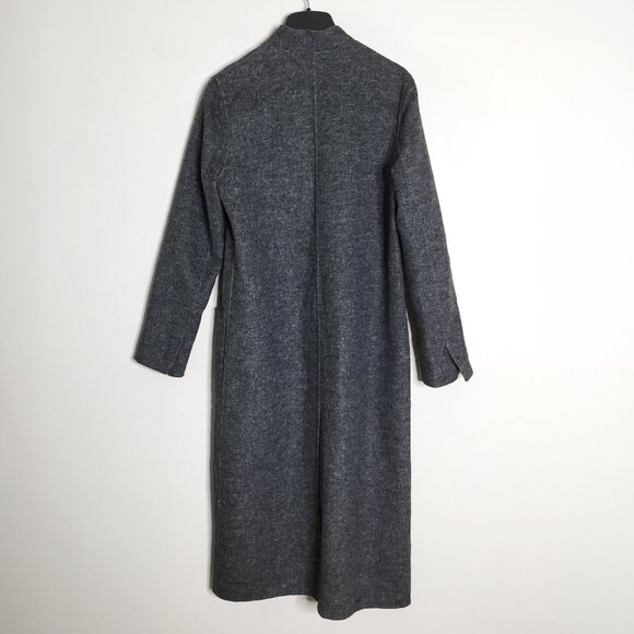 ZARA Woman Handmade Wool Blend Long Coat - Picture 6 of 8